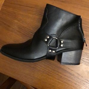 Black Moto motorcycle boots size size 7.5
